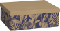 náhled Dárková krabička 24x33x12cm A4+, Tropické květiny