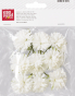 náhled Papírová květina Dahlia 4cm, 9ks, bílá